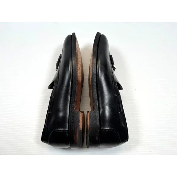 Polo Ralph Lauren Booth Calfskin Loafers Mens 12 D EUC Slip on Tassled Dress
